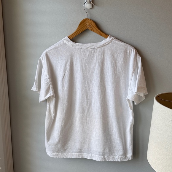 Jenni Kayne White Boxy Pocket Tee - Picture 4 of 6